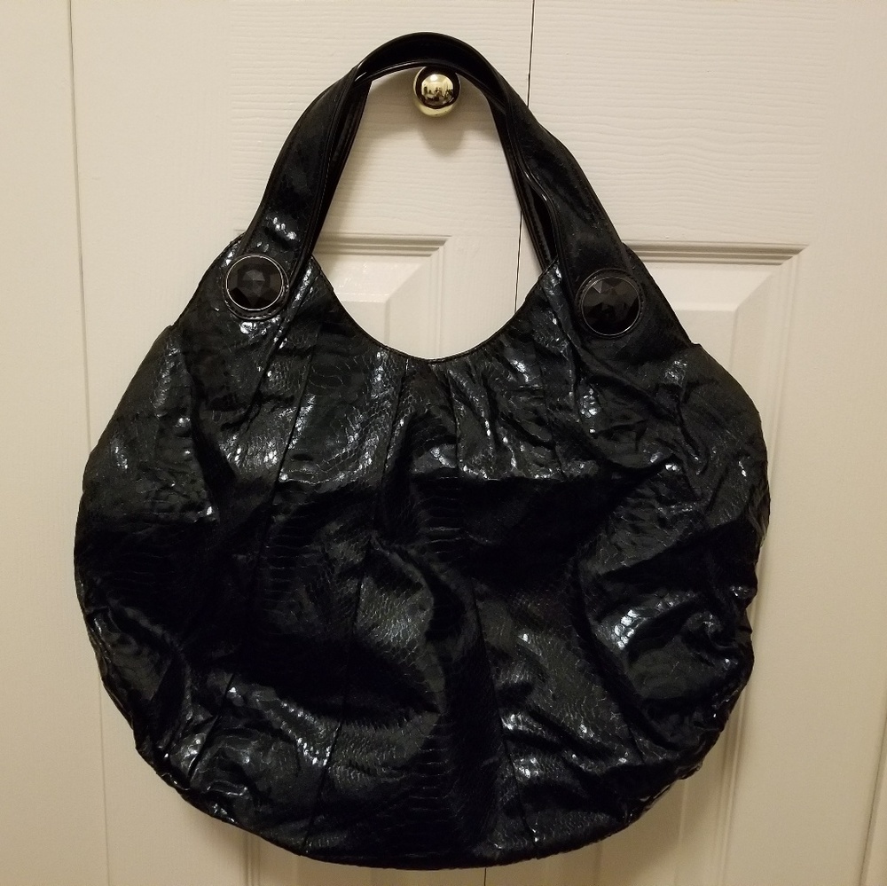 Patent Leather Express Sholder Bag